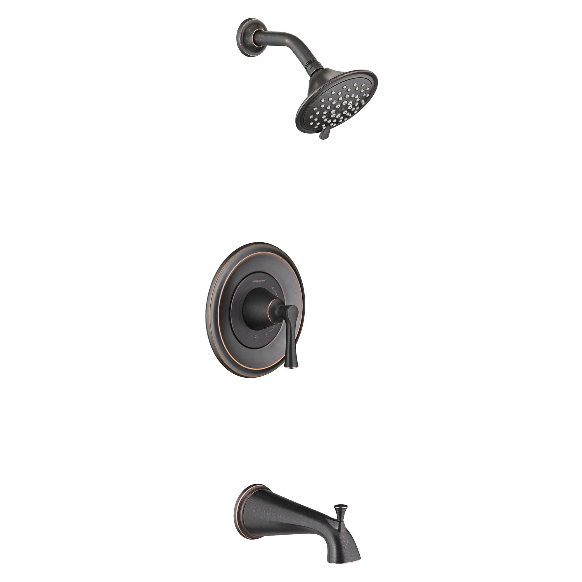 Estate 175 GPM Tub and Shower Trim Kit with Water Saving 3 Function Showerhead and Lever Handle LEGACY BRONZE